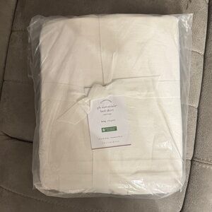 Essentials Ivory Bed Skirt